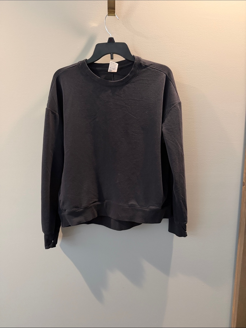 all in motion Black Crewneck Pullover Sweatshirt